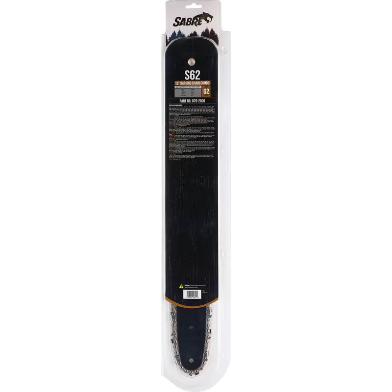 SABRE 18" BAR AND CHAIN COMBO REPLACES 540394 CRAFTSMAN 358341040 STENS 076 - 2806 - OPE Quality Parts