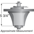 REPLACES GRASSHOPPER SPINDLE ASSEMBLY 623763 FITS 9852 9861 623700 STENS 285 - 959 - OPE Quality Parts
