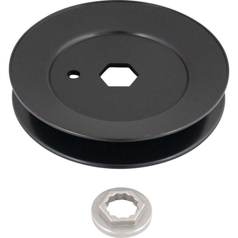 REPLACES CUB CADET SPINDLE PULLEY 756 - 04216 I1050 RZT 50IN DECK 8" STENS 275 - 847 - OPE Quality Parts