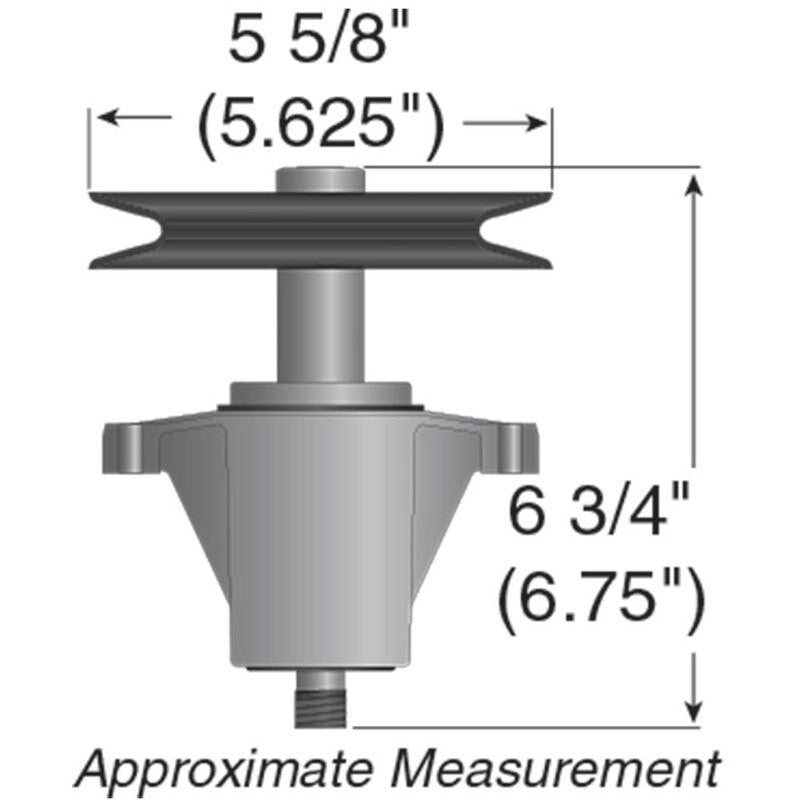 REPLACES MTD SPINDLE ASSEMBLY 918 - 0660B FITS LT1045 LT1046 46" STENS 285 - 145 - OPE Quality Parts