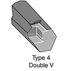 REPLACES JOHN DEERE DOUBLE V DECK BELT LVU21853 1023E 1025R 1026R STENS 266 - 120 - OPE Quality Parts