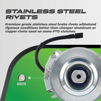 XTREME PTO CLUTCH 03368000 FITS 1844XL 2044XL 2148XL 521955 521997 STENS X0367A - OPE Quality Parts