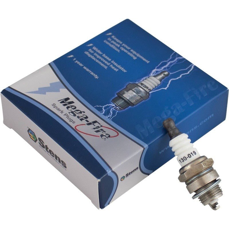 MEGA - FIRE SPARK PLUG REPLACES 4PC REPLACES ECHO SPARK PLUG 858 STENS 130 - 019 - 4 - OPE Quality Parts