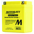 MOTOBATT BATTERY MB3U HONDA 31500 - KB7 - 017 KAWASAKI YAMAHA 813032 STENS MB3U - OPE Quality Parts