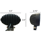 TIGER LIGHTS REPLACES KUBOTA LED FLOOD LIGHT TIGER LIGHTS M100X STENS TL5700 - OPE Quality Parts