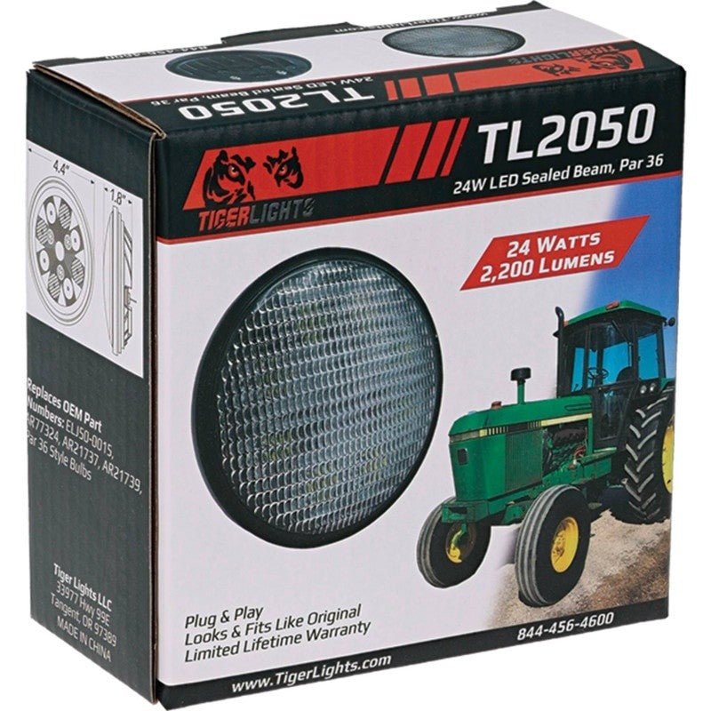 TIGER LIGHTS REPLACES CASEIH LED SEALED LIGHT 70239804 FITS 320B STENS TL2050 - OPE Quality Parts