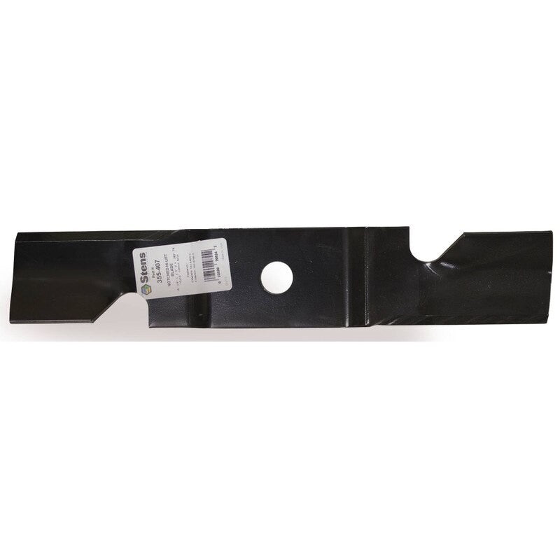 REPLACES EXMARK NOTCHED HI - LIFT BLADE 116 - 5499 - S LAZER Z HP 0.203" STENS 355 - 407 - OPE Quality Parts