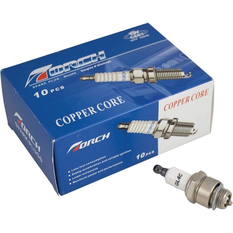 10PC REPLACES TORCH SPARK PLUG GL4C CHAMPION UNIVERSAL NGK STENS 131 - 007 - 10 - OPE Quality Parts