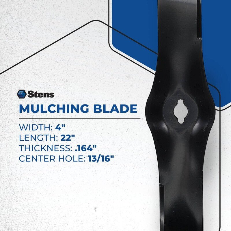 REPLACES JOHN DEERE MULCHING BLADE 130718 FITS GT225 GT235 GT245 STENS 325 - 921 - OPE Quality Parts