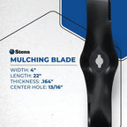 REPLACES JOHN DEERE MULCHING BLADE 130718 FITS GT225 GT235 GT245 STENS 325 - 921 - OPE Quality Parts