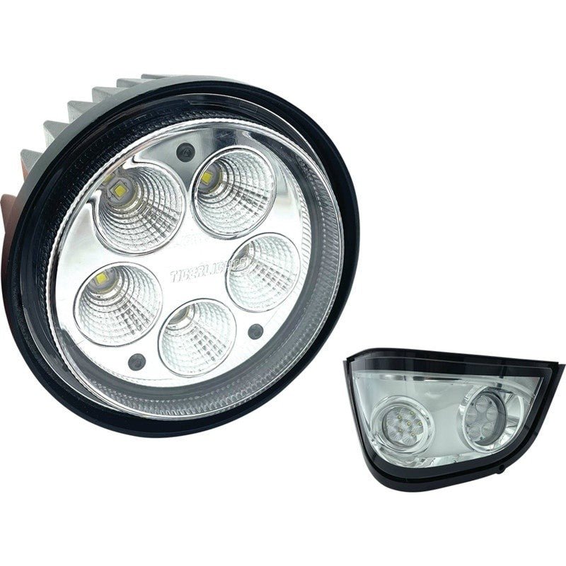TIGER LIGHTS REPLACES JOHN DEERE LED HEADLIGHT AL206153 FITS 7R 210 STENS TL8620 - OPE Quality Parts