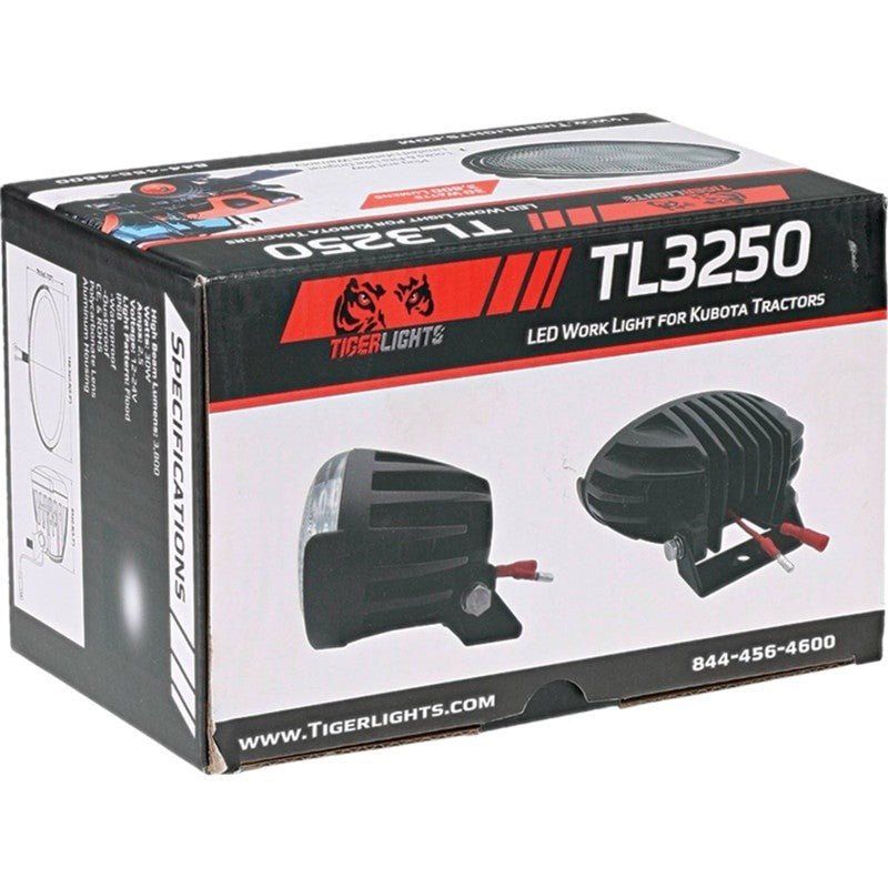 TIGER LIGHTS REPLACES KUBOTA LED WORK LIGHT 3C581 - 75910 M7040DTC STENS TL3250 - OPE Quality Parts