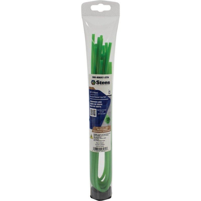 6PC SILVER STREAK EDGE TRIMMER LINE TRIMMER LINE 0.155 HEX STENS 380 - 806RT - STN - OPE Quality Parts