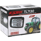 TIGER LIGHTS REPLACES JOHN DEERE LED WORK LIGHT AL172568 7130 FITS STENS TL7130R - OPE Quality Parts