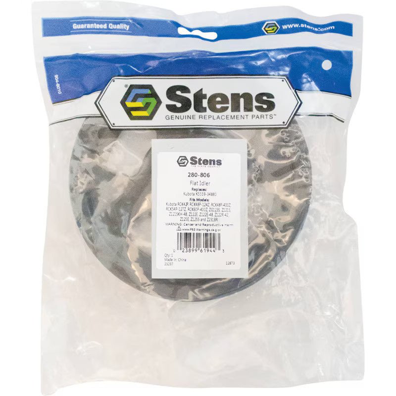 REPLACES KUBOTA FLAT IDLER K5559 - 34880 FITS RCK42P RCK48P RCK54P STENS 280 - 806 - OPE Quality Parts