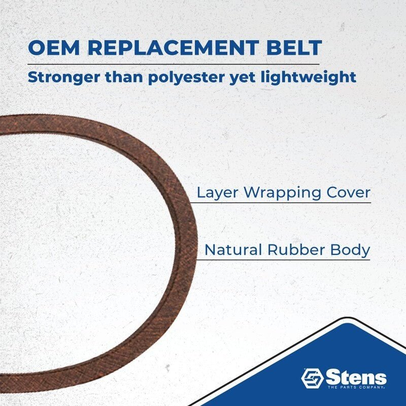 REPLACES WRIGHT DECK BELT 71460065 MFG. FITS 652R 652B EFI 57 3 8" STENS 265 - 936 - OPE Quality Parts