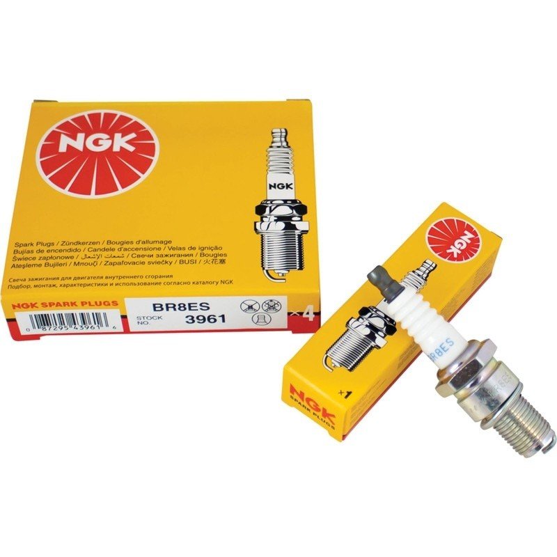4PC REPLACES NGK SPARK PLUG 3961 BR8ES SOLID UNIVERSAL STENS 130 - 132 - 4 - OPE Quality Parts
