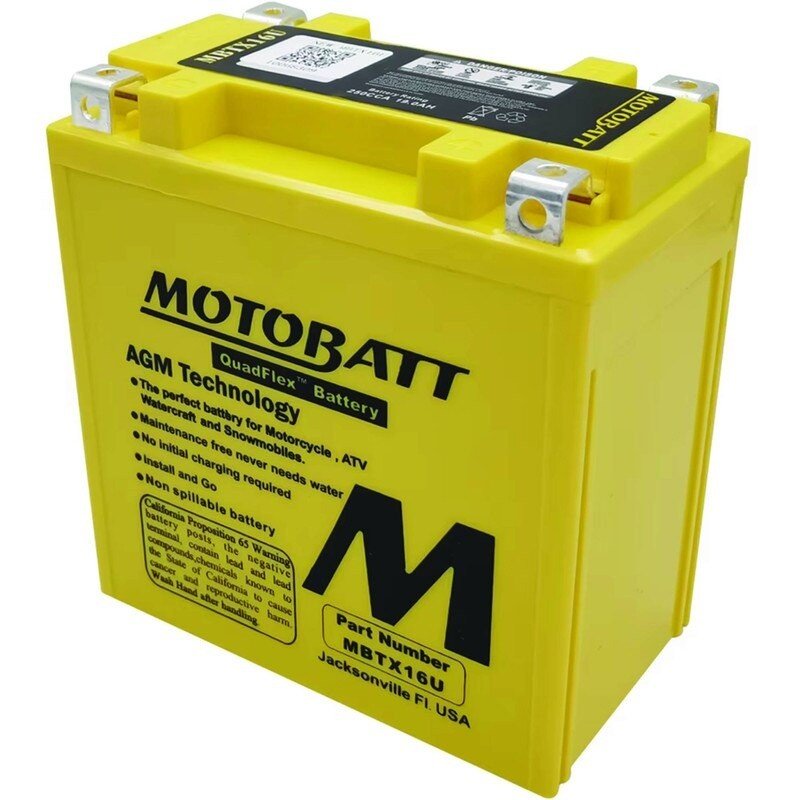 MOTOBATT BATTERY MBTX16U HONDA 31500 - MBT - D21 UNIVERSAL 813159 STENS MBTX16U - OPE Quality Parts