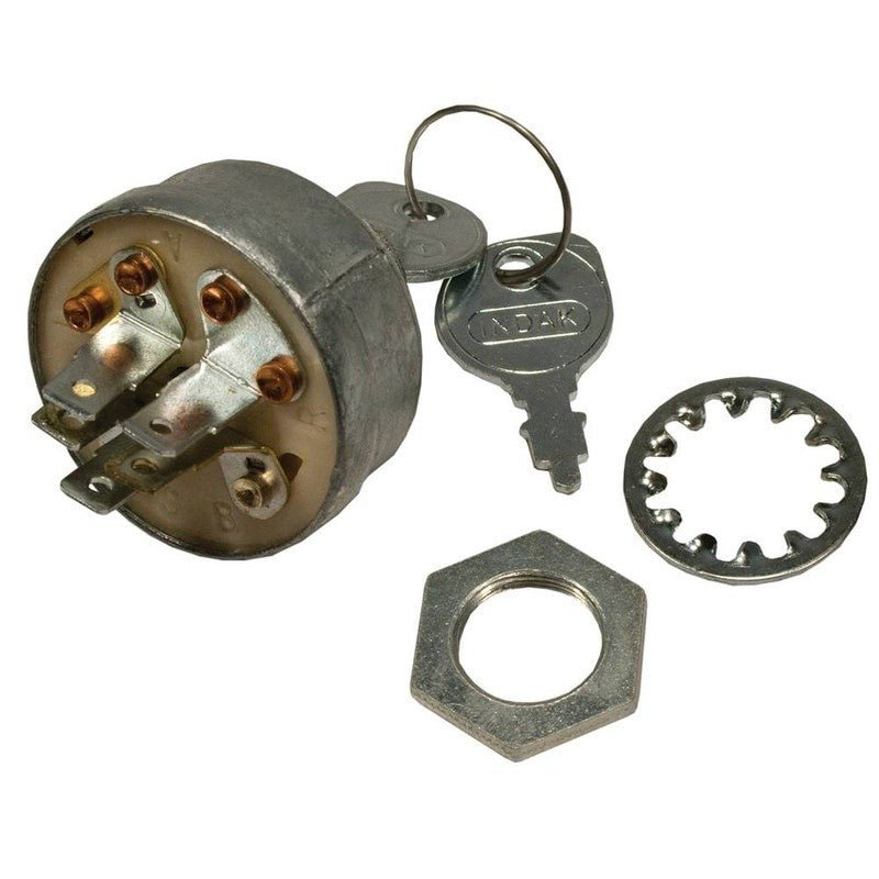 INDAK IGNITION SWITCH TORO 103990 UNIVERSAL 583731001 33 - 389 8" STENS 430 - 512 - OPE Quality Parts