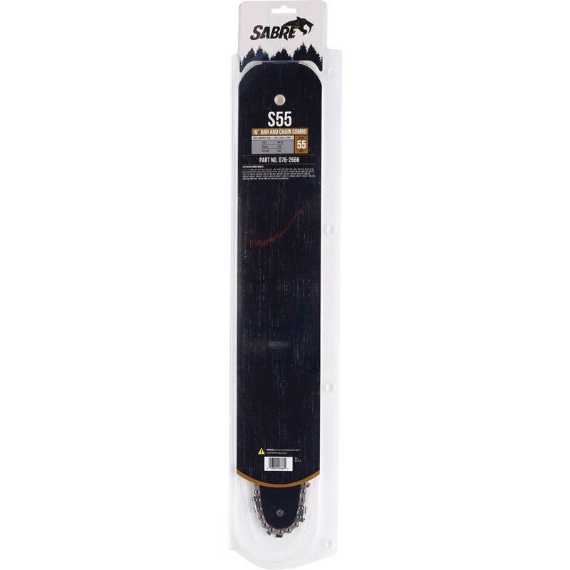 SABRE BAR AND CHAIN COMBO S55 OREGON 557502 : MS180 MS170 MS210 + STENS 076 - 2666 - OPE Quality Parts