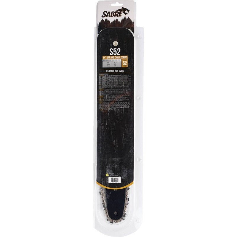SABRE BAR AND CHAIN COMBO FITS REPLACES 105699 14" ES161 PS3300TH STENS 076 - 2406 - OPE Quality Parts