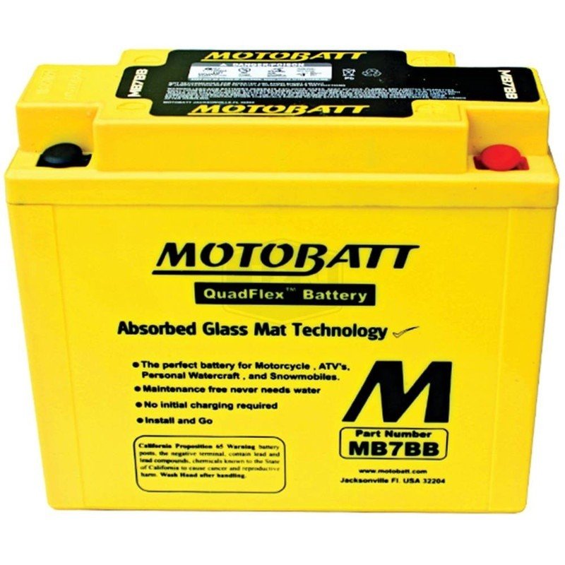 MOTOBATT BATTERY MB7BB YAMAHA 4VW - H2100 - 00 - 00 YB7 - BB000 - 00 - 00 FOR STENS MB7BB - OPE Quality Parts