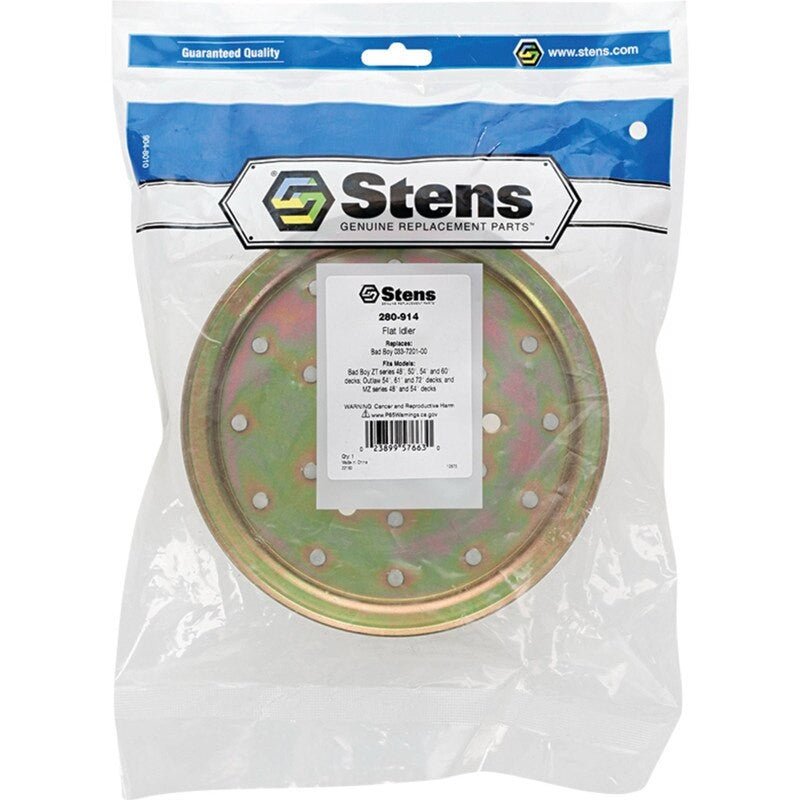 REPLACES BAD BOY FLAT IDLER 033 - 7201 - 00 ZT 48 - 60 OUTLAW MZ 48" 50" STENS 280 - 914 - OPE Quality Parts