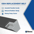 REPLACES WRIGHT DECK BELT 71460065 MFG. FITS 652R 652B EFI 57 3 8" STENS 265 - 936 - OPE Quality Parts