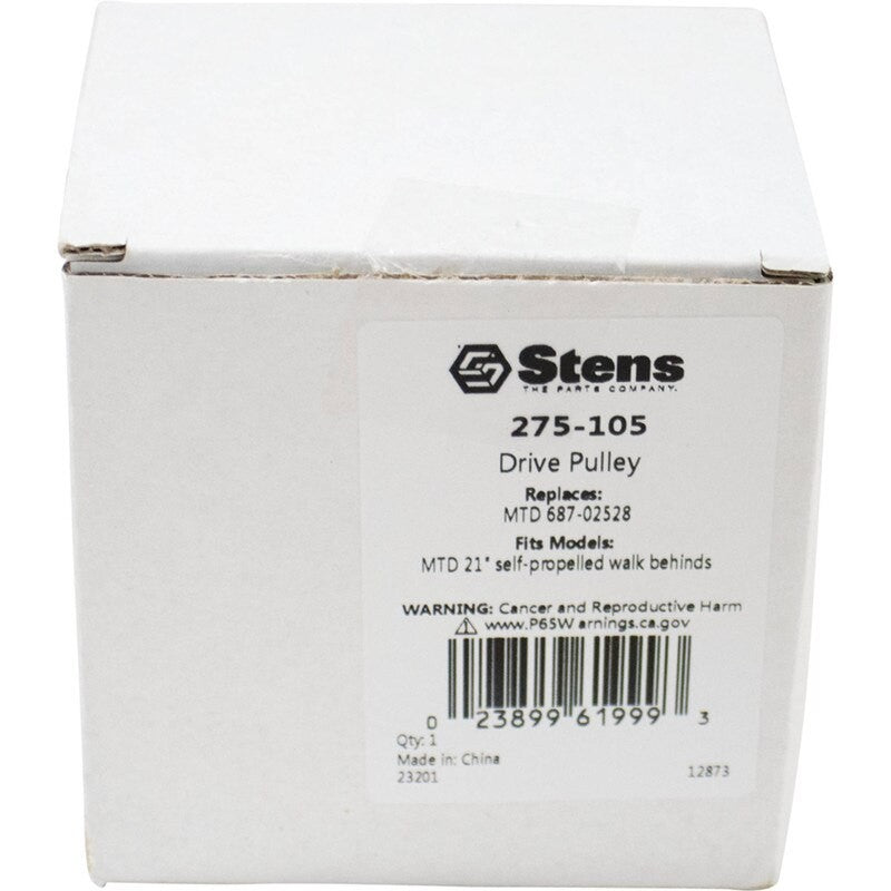 REPLACES MTD DRIVE PULLEY 687 - 02528 SC FITS 300 HW E 68702528 8" STENS 275 - 105 - OPE Quality Parts