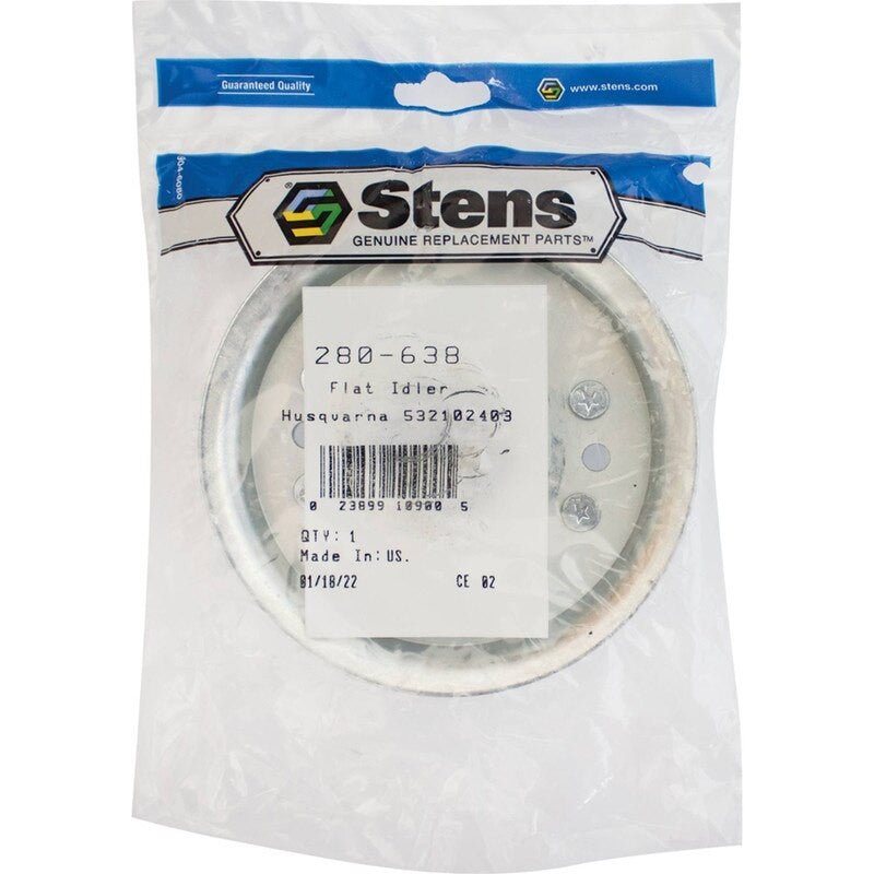REPLACES HUSQVARNA FLAT IDLER 532102403 102403X FOR MOWERSSTENS 8" STENS 280 - 638 - OPE Quality Parts