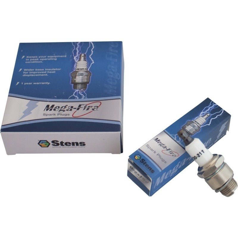 MEGA - FIRE SPARK PLUG REPLACES 4PC REPLACES CHAMPION SPARK PLUG STENS 130 - 211 - 4 - OPE Quality Parts