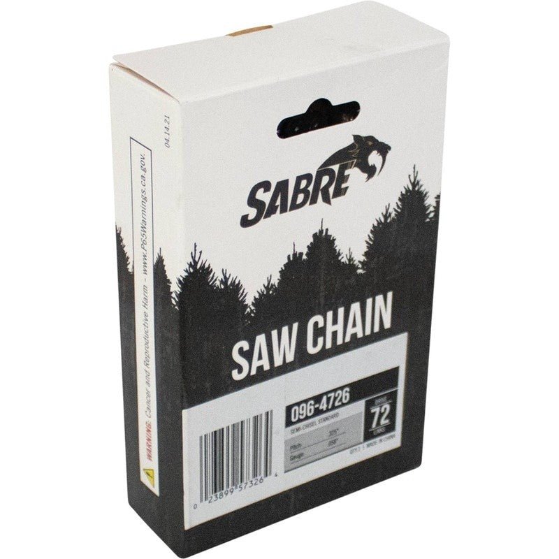 SABRE CHAINSAW CHAIN K2C - 072G HUSQVARNA ECHO FITS MT147 J72 H2172 STENS 096 - 4726 - OPE Quality Parts