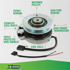 XTREME PTO CLUTCH 5217 - 45 WARNER A SKIPPER AND ONE SERIES 183990600 STENS X0554A - OPE Quality Parts