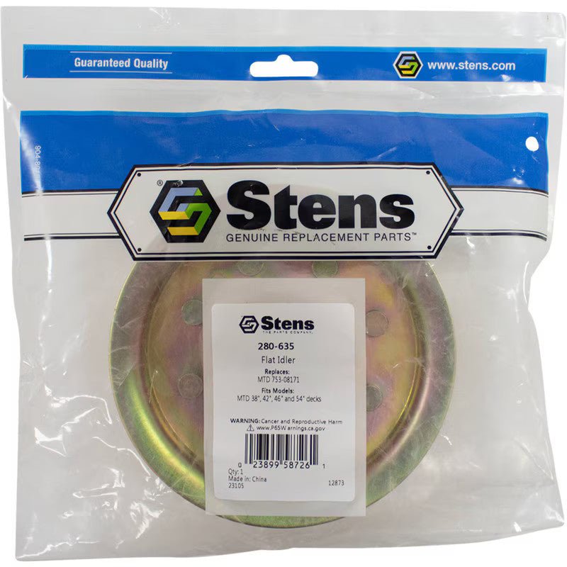 REPLACES MTD FLAT IDLER 753 - 08171 FITS 38" 42" 46" 54" DECKS 16" STENS 280 - 635 - OPE Quality Parts