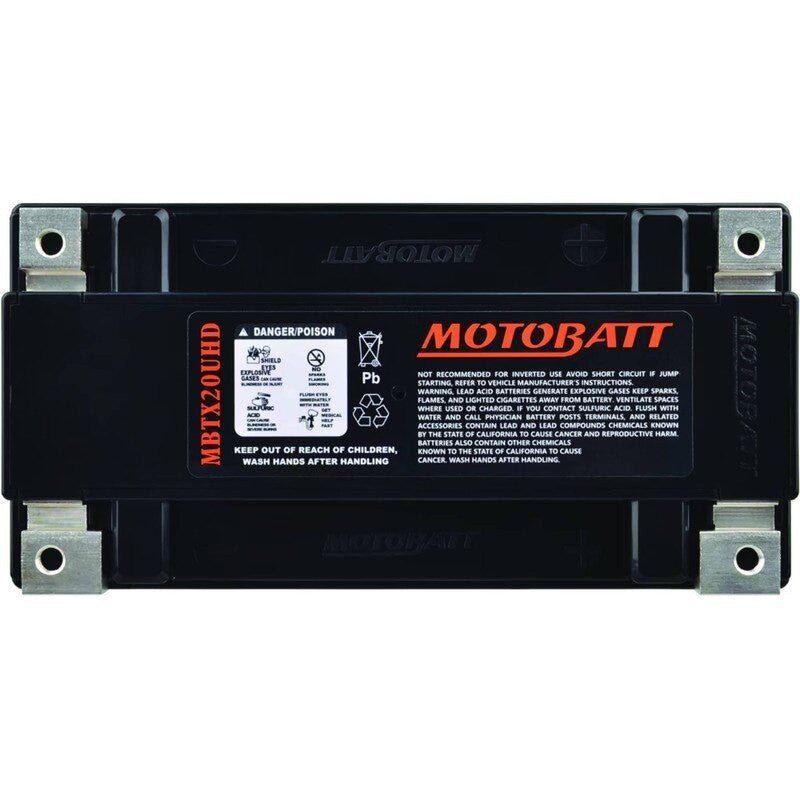 MOTOBATT BATTERY MBTX20UHD HARLEY DAVIDSON 65989 - 90 813195 STENS MBTX20UHD - OPE Quality Parts