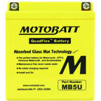 MOTOBATT BATTERY MB5U HONDA 31500 - GB5 - 681 UNIVERSAL CAPACITY 12V STENS MB5U - OPE Quality Parts
