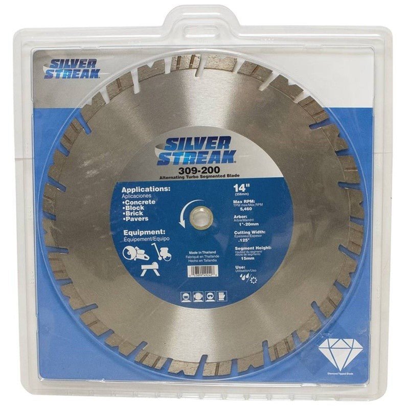 SILVER STREAK TURBO SEGMENTED BLADE FOR HI - SPEED POWER SAWS STENS 309 - 200 - OPE Quality Parts