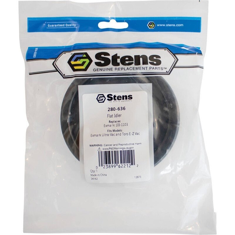 REPLACES EXMARK FLAT IDLER 103 - 1103 TORO E - Z VAC FITS UTLRA - VAC 2" STENS 280 - 636 - OPE Quality Parts