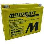 MOTOBATT BATTERY MB16AU YAMAHA 5E3 - 82110 - 80 - 00 UNIVERSAL 813165 STENS MB16AU - OPE Quality Parts