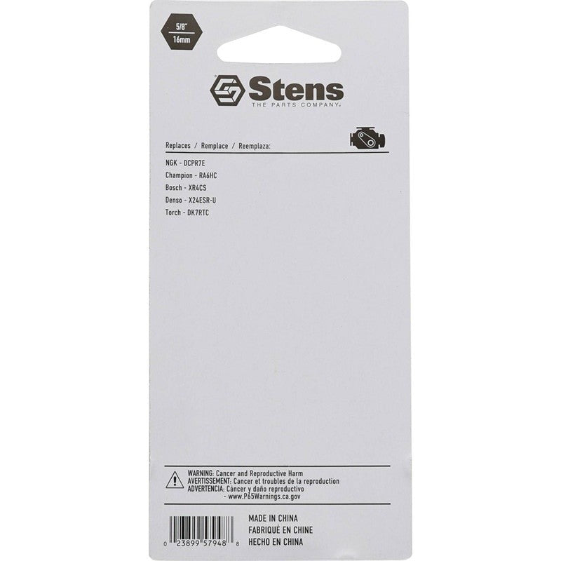 10PC REPLACES NGK SPARK PLUG DCPR7E 25 132 28 - S 28 - S1 SMALL STENS 131 - 087RT - STN - OPE Quality Parts