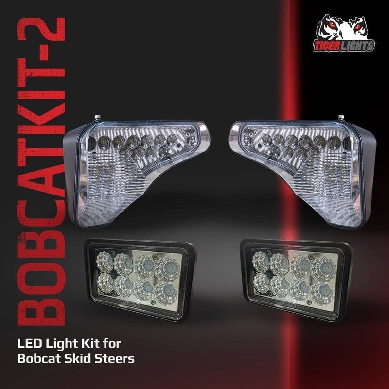 TIGER LIGHTS REPLACES BOBCAT LED LIGHT KIT 7251340 A770 S450 STENS BOBCATKIT - 2 - OPE Quality Parts
