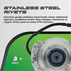 XTREME PTO CLUTCH TCA21168 Z920A ZTRAK TCA16998 521984 5218157 STENS X0223A