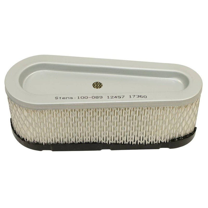REPLACES BRIGGS AND STRATTON AIR FILTER 196700 AT NARROW END 4166 STENS 100 - 089 - OPE Quality Parts