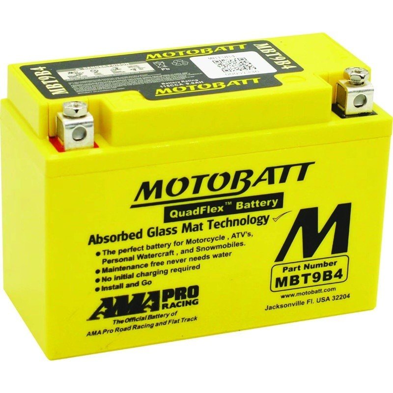 MOTOBATT BATTERY MBT9B4 YAMAHA 5FL - 82100 - 00 - 00 UNIVERSAL CAPACITY STENS MBT9B4 - OPE Quality Parts