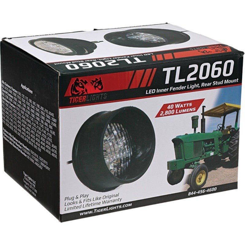TIGER LIGHTS REPLACES JOHN DEERE LED TRACTOR LIGHT AR85262 FITS 160 STENS TL2060 - OPE Quality Parts