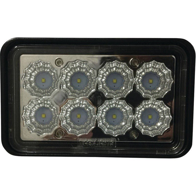 TIGER LIGHTS REPLACES CASE LED SKID STEER HEADLIGHT AT345169 CASEIH STENS TL750 - OPE Quality Parts
