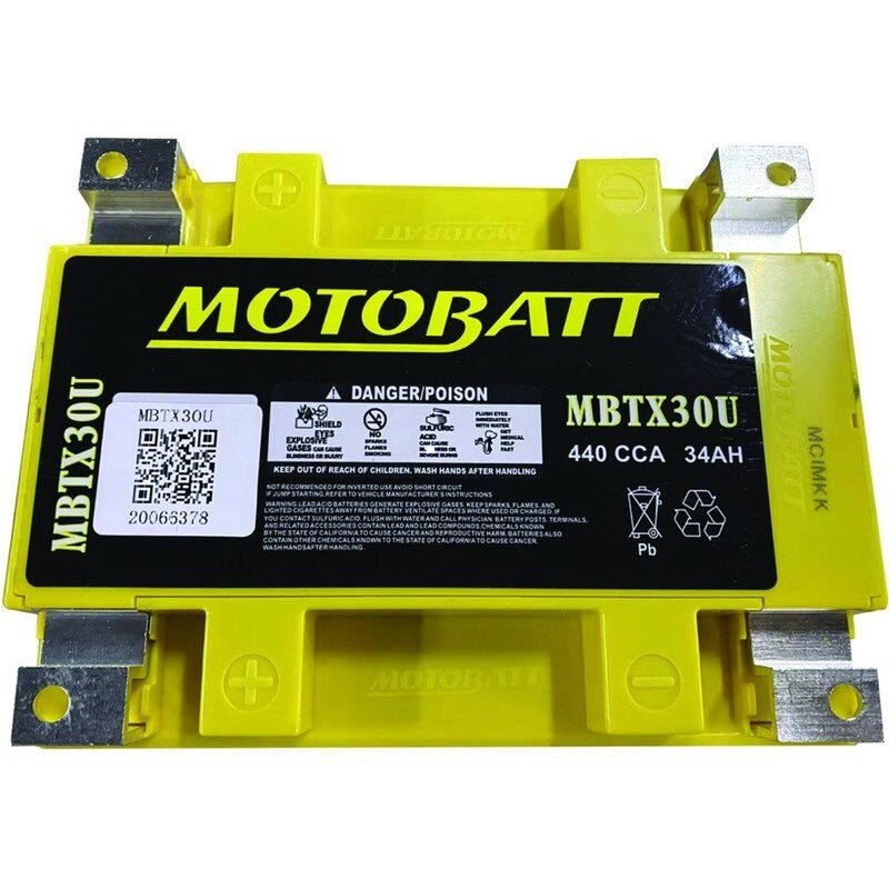 MOTOBATT BATTERY ARCTIC 0445 - 081 BMW 53030 POLARIS MOTORCYCLE ATV STENS MBTX30U - OPE Quality Parts