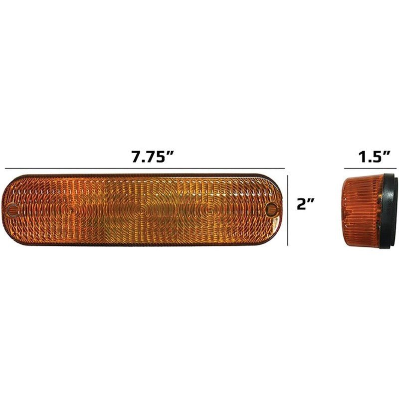 TIGER LIGHTS REPLACES CASE IH LED AMBER CAB LIGHT 20 - 1950T91 JOHN STENS AR60250 - OPE Quality Parts
