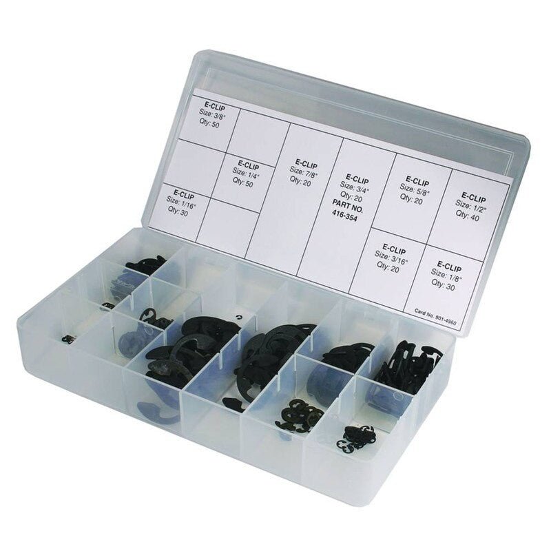 REPLACES UNIVERSAL E - CLIP KIT FOR LAWN MOWER HARDWARE 16" 4" 8" 2" STENS 415 - 166 - OPE Quality Parts