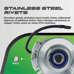 XTREME PTO CLUTCH TCA19141 FITS Z820A Z830A Z840A TCA16999 Z850A STENS X0436A - OPE Quality Parts